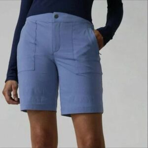 Athleta Gray Trekkie Bermuda 2.0 Shorts Size 4